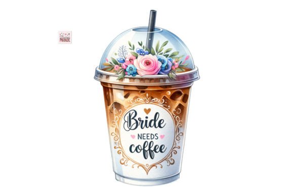 Bride Needs Iced Coffee PNG