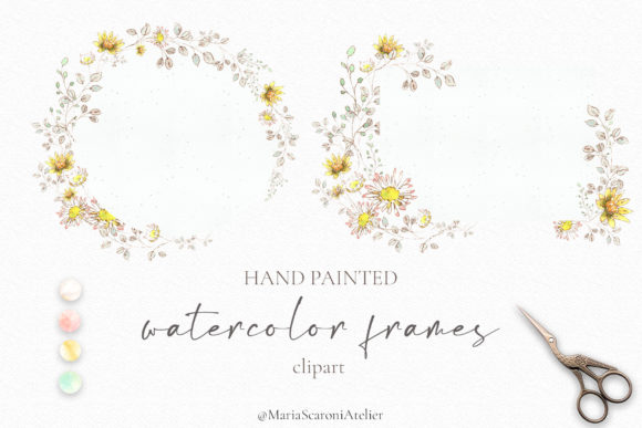 Discover the Beauty of Romantic Watercolor Floral Frames