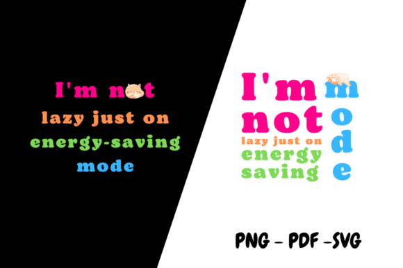I'm Not Lazy, Just on Energy-Saving Mode