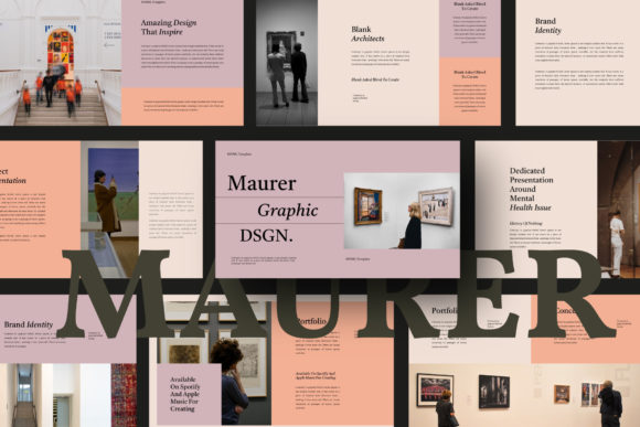 Maurer Powerpoint Template: Modern Design for Professional Presentations