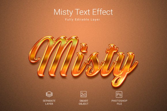 Misty Psd Text Style Effect Mockup: A Versatile Design Tool
