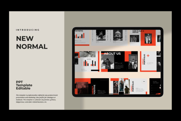 New Normal Powerpoint Template: Modern Design for Professional Presentations