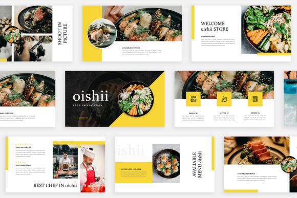 Oishii - Keynote Template: A Unique Presentation Solution