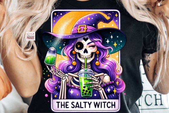 The Salty Witch Tarot PNG Halloween: A Digital Art Treasure for Creative Projects
